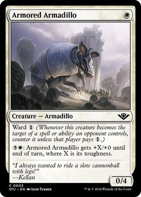 Armored Armadillo OTJ 3 Foil NM Magic: The Gathering