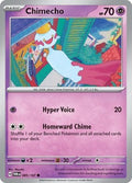 Chimecho 085/167 SV06: Twilight Masquerade Reverse Holofoil Pokémon TCG