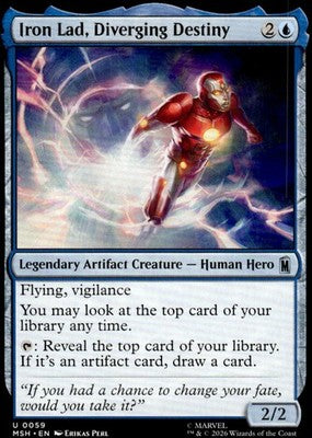 Iron Lad, Diverging Destiny Marvel Super Heroes 59 U Magic: The Gathering
