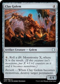 Clay Golem AFC 58 NM Magic: The Gathering