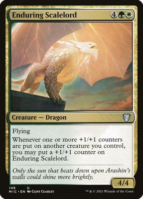 Enduring Scalelord MIC 149 NM Magic: The Gathering