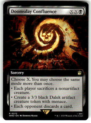 Doomsday Confluence (Extended Art) Universes Beyond: Doctor Who 372 R Near Mint