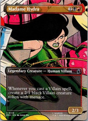 Madame Hydra (Borderless) 318 Marvel Super Heroes Magic: The Gathering NM