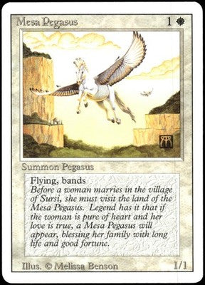 Mesa Pegasus Revised Edition C Magic: The Gathering Lightly Played