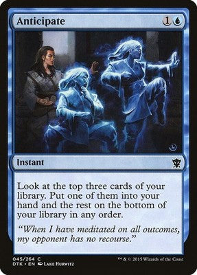 Anticipate DTK 45 NM Magic: The Gathering