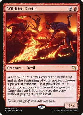 Wildfire Devils C19 30 NM Magic: The Gathering