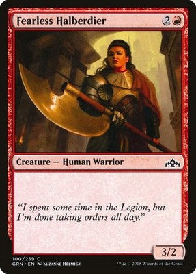 Fearless Halberdier GRN 100 NM Magic: The Gathering