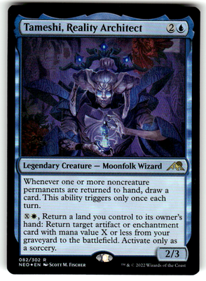 Tameshi, Reality Architect Kamigawa: Neon Dynasty 82 R Foil Magic: The Gathering