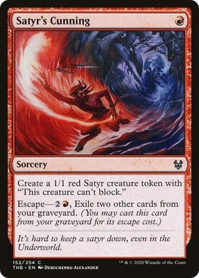 Satyr's Cunning THB 152 NM Magic: The Gathering