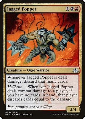 Jagged Poppet GK2 64 NM Magic: The Gathering