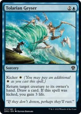 Tolarian Geyser DMU 71 NM Magic: The Gathering