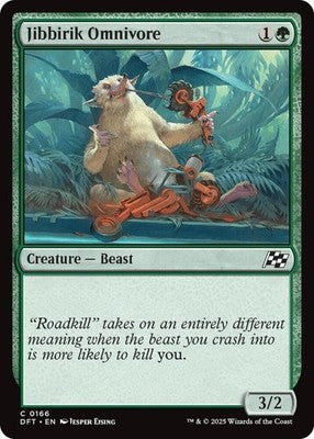 Jibbirik Omnivore DFT 166 Foil NM Magic: The Gathering