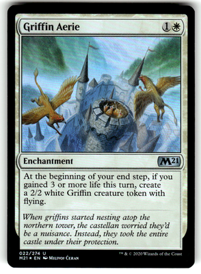 Griffin Aerie Core Set 2021 22 U Foil Magic: The Gathering Near Mint