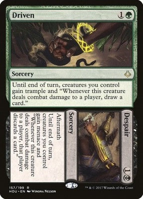 Driven // Despair HOU 157 LP Magic: The Gathering