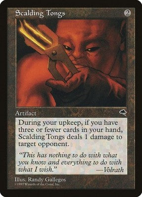 Scalding Tongs TMP 307 NM Magic: The Gathering
