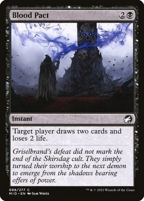 Blood Pact MID 88 NM Magic: The Gathering