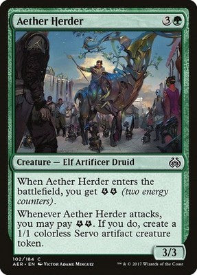 Aether Herder AER 102 NM Magic: The Gathering