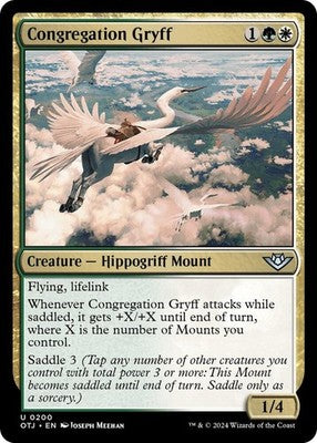 Congregation Gryff OTJ 200 NM Magic: The Gathering