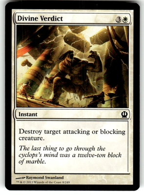Divine Verdict Theros 8 C Magic: The Gathering Near Mint