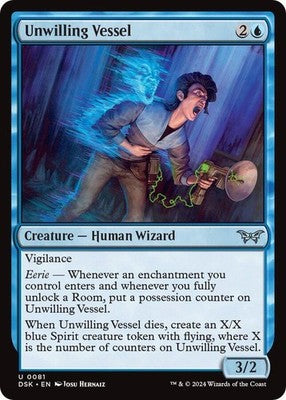 Unwilling Vessel DSK 81 NM Magic: The Gathering