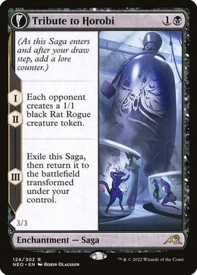 Tribute to Horobi // Echo of Death's Wail NEO 124 NM Magic: The Gathering