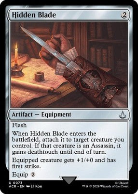 Hidden Blade ACR 73 NM Magic: The Gathering