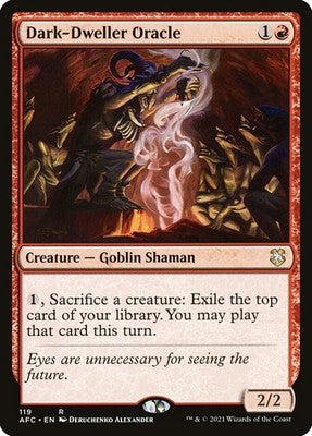 Dark-Dweller Oracle AFC 119 NM Magic: The Gathering