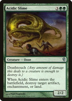 Acidic Slime DDM 64 NM Magic: The Gathering