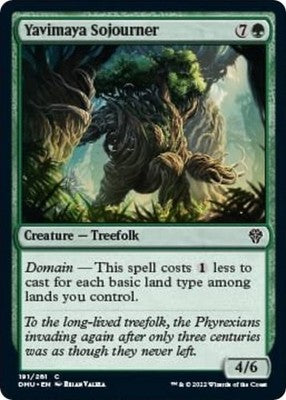 Yavimaya Sojourner DMU 191 NM Magic: The Gathering