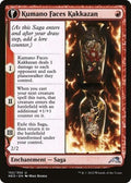 Kumano Faces Kakkazan // Etching of Kumano NEO 152 NM Magic: The Gathering