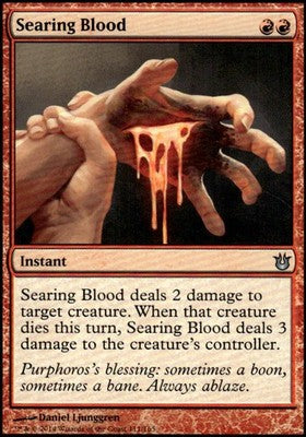 Searing Blood Born of the Gods 111 U Magic: The Gathering Near Mint