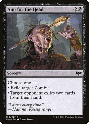 Aim for the Head VOW 92 NM Magic: The Gathering