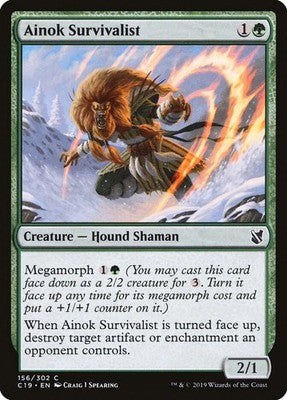 Ainok Survivalist C19 156 NM Magic: The Gathering