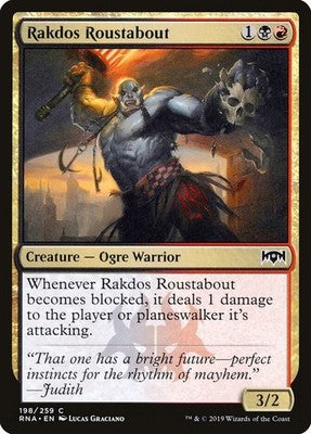 Rakdos Roustabout RNA 198 NM Magic: The Gathering