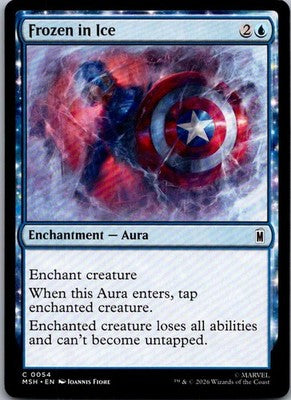 Frozen in Ice 54 Common Marvel Super Heroes Magic: The Gathering Near Mint