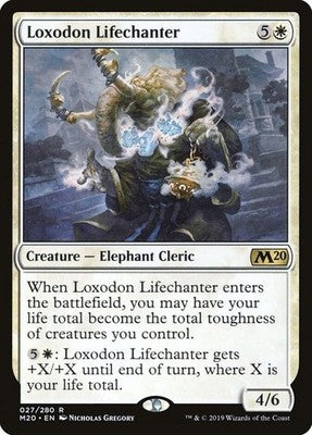 Loxodon Lifechanter M20 27 NM Magic: The Gathering