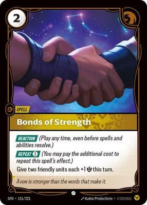 Bonds of Strength 151/221 Spiritforged Riftbound: League of Legends