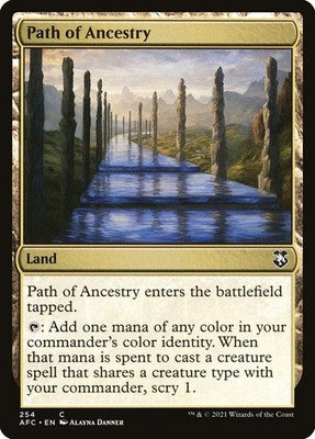 Path of Ancestry AFC 254 NM Magic: The Gathering