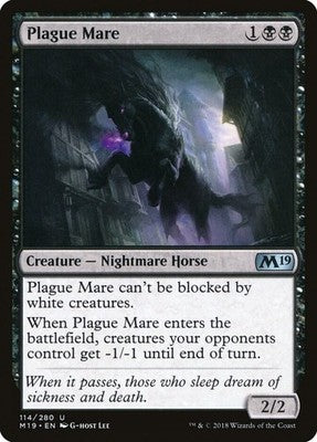 Plague Mare M19 114 NM Magic: The Gathering