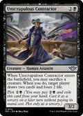 Unscrupulous Contractor OTJ 112 NM Magic: The Gathering