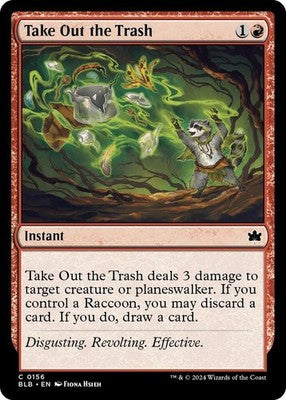 Take Out the Trash BLB 156 NM Magic: The Gathering