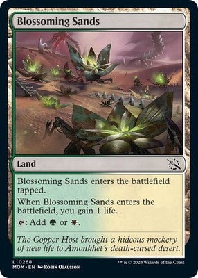 Blossoming Sands MOM 268 NM Magic: The Gathering