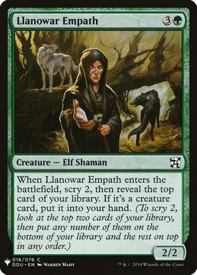 Llanowar Empath PLST DDU-18 NM Magic: The Gathering