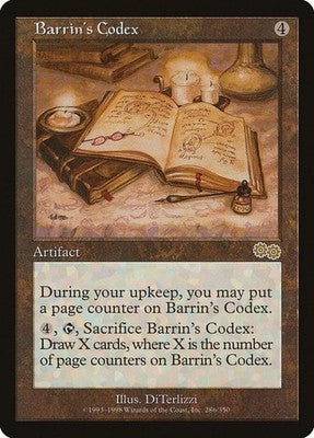 Barrin's Codex USG 286 LP Magic: The Gathering