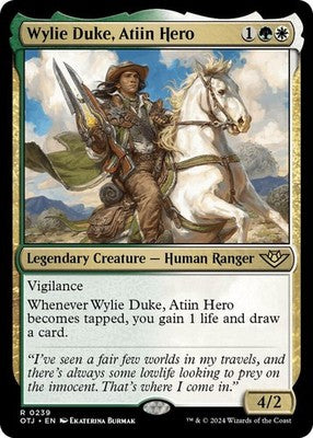 Wylie Duke, Atiin Hero OTJ 239 NM Magic: The Gathering