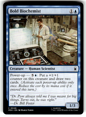 Bold Biochemist Marvel Super Heroes 48 C Magic: The Gathering Near Mint