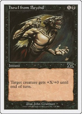 Howl from Beyond 6ED 138 NM Magic: The Gathering