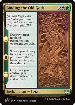 Binding the Old Gods DSC 213 NM Magic: The Gathering