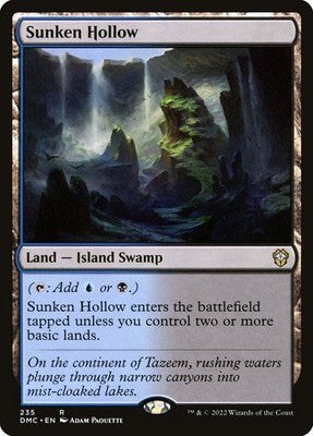 Sunken Hollow DMC 235 NM Magic: The Gathering