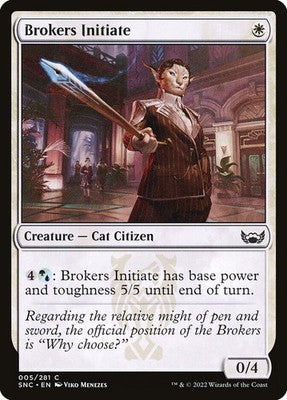 Brokers Initiate SNC 5 NM Magic: The Gathering